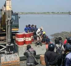 Korban Lumpur Lapindo Kembali Hentikan Kegiatan BPLS di Titik 25