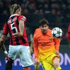 Messi Penasaran Jebol Gawang Milan dari Open Play