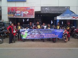 Komunitas TVS Apache Jelajahi Borneo