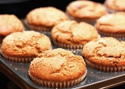 Muffin yang Mengembang Bagus