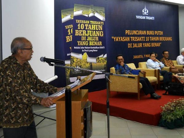 Peluncuran Buku Putih Yayasan Trisakti