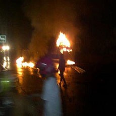 Pemilik Truk yang Dibakar Massa Anti Aremania Rugi Rp 500 Juta