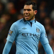 Mancini Tak Yakin soal Masa Depan Tevez di City