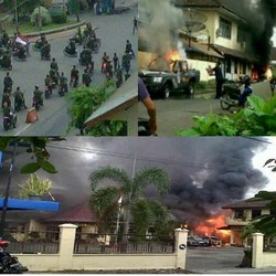 Markas Rusak Diamuk Oknum TNI, Polres OKU Menumpang di Polres Lain