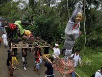 Sambut Nyepi, Ogoh-ogoh Pocong Diarak