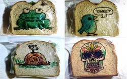 Tiap Pagi, Pria Ini Menghias Sandwich Untuk Bekal Sang Anak