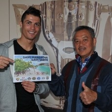 Cristiano Ronaldo Jadi Duta Pelestarian Mangrove di Indonesia