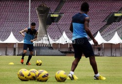 Diego Michiels kembali mengikuti latihan timnas usai menjalani hukuman akibat tindak pengeroyokan yang dilakukannya kepada Mef Paripurna.