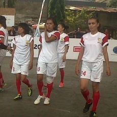 Aksi Tim Putri Curi Perhatian Penonton