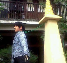 Pembuat Ogoh-ogoh Mirip Anas Minta Maaf