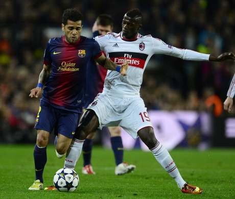 Milan Beruntung di San Siro, Apes di Camp Nou