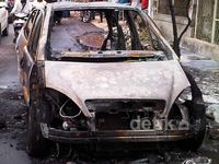 Mercedes-Benz Hangus Terbakar