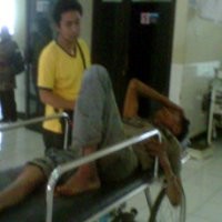 Pelaku Ranmor Tersungkur Usai Diserempet Mobil