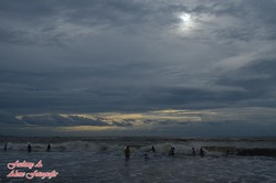 Anyer, senja yang mendung