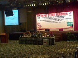 KPU Sumut Tetapkan Gatot-Tengku Erry Pemenang Pilgub Sumut