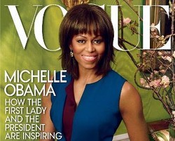 Foto: Cantiknya Michelle Obama di Sampul Majalah Vogue