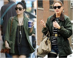 7 Inspirasi Bergaya dengan Jaket Hijau Army Ala Selebriti