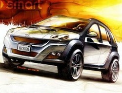 Daimler Kembangkan smart fortwo Crossover