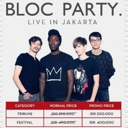 The Adams Jadi Band Pembuka Konser Bloc Party?