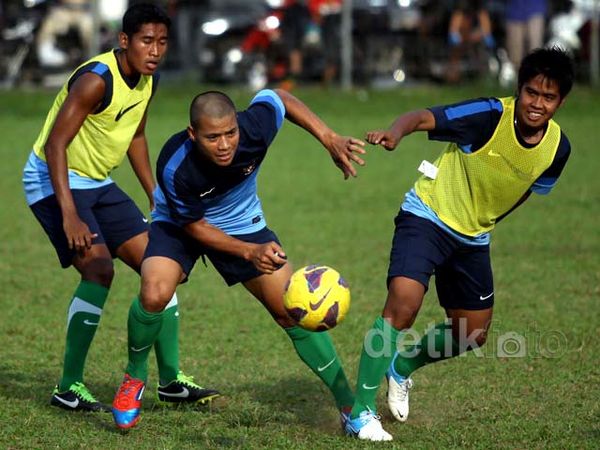 Melihat Latihan Timnas Jelang Lawan Arab Saudi