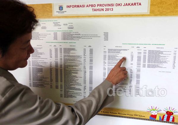 Pemprov DKI Sebar Poster Informasi APBD 2013