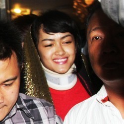 Jupe Tampak Tenang saat Tiba di Kejaksaan Negeri Jakarta Timur