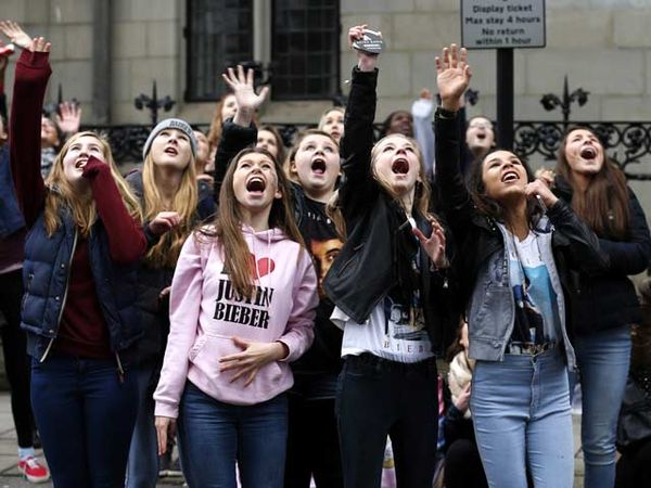 Para ABG Histeris Lihat Justin Bieber