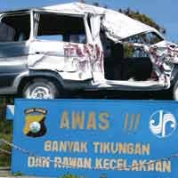 Setiap Hari 5-10 Orang Meninggal Akibat Kecelakaan di Jatim