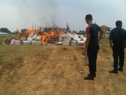 Obat dan Kosmetik Ilegal Senilai Rp 1,2 M Dimusnahkan di Medan