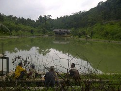 Ini Pemandangan Kolam Pemancingan Irjen Djoko di Subang