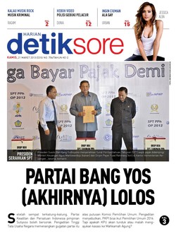 PARTAI BANG YOS (AKHIRNYA) LOLOS