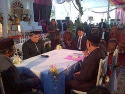 Jokowi Jadi Saksi Pernikahan Putra Wali Kota Jakpus