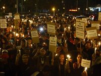 Aksi Seribu Lilin Untuk  Korban Penembakan LP Cebongan