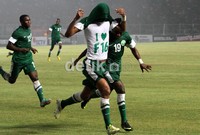 The Green Falcons bisa memetik kemenangan setelah Yahyia Sulaiman dan Yousep Mansour membobol gawang Indonesia yang dikawal oleh Kurnia Meiga.