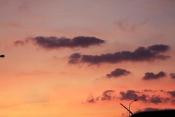 Senja Cantik Di Sore Hari