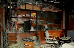 Ini Dia Penampakan Ruang Mahkamah Agung yang Terbakar