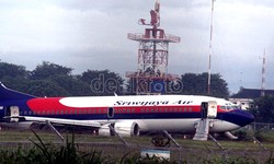 Pesawat Sriwijaya Tergelincir di Bandara Internasional Minangkabau