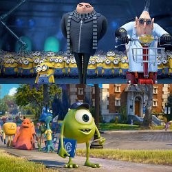 Mengintip Teaser Despicable Me 2 & Monsters University 