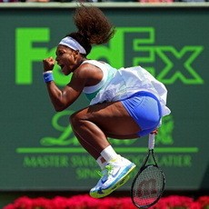 Hentikan Li Na, Serena ke Semifinal