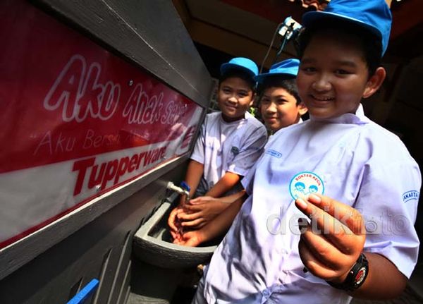 Puluhan Siswa SD Diajari Jaga Kebersihan