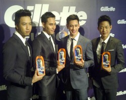 Gillette Luncurkan Alat Cukur dengan 5 Mata Pisau Bersama 4 Seleb Tampan