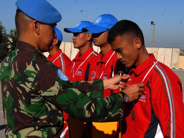 Pelari Indobatt Juara Dua Lari Marathon ISF