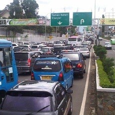 150 Polisi Atur Lalin dan Jaga Lokasi Wisata Puncak