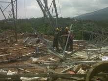 PLN Percepat Perbaikan Menara Sutet Sumedang