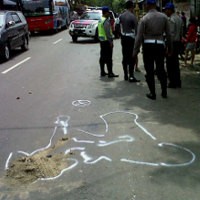 Sepasang Kekasih Tewas Terlindas Trailer di Jalur Pantura