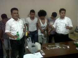 Polresta Medan Bekuk 4 Remaja, 30 Gr Sabu dan Alat Hisap Diamankan Petugas