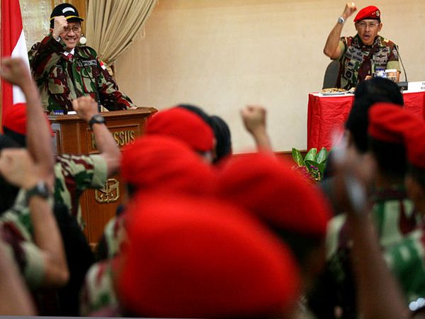 Irman Gusman Hadiri Sambung Rasa HUT Kopasus