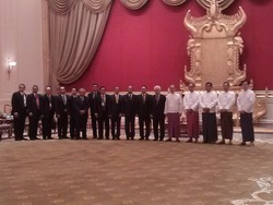 Bawa Rombongan BUMN, Hatta Bertemu Presiden Myanmar di Ibukota Baru