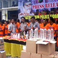 391 Pelaku Premanisme di Sidoarjo Dominasi Operasi Pekat