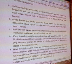 Komite Etik KPK: Pembocor Sprindik KPK Sekretaris Abraham Samad